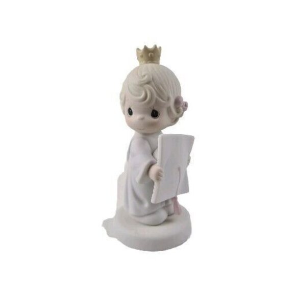 Precious Moments 106208 Congratulations Princess 1986 Porcelain Girl Figurine - Picture 1 of 7